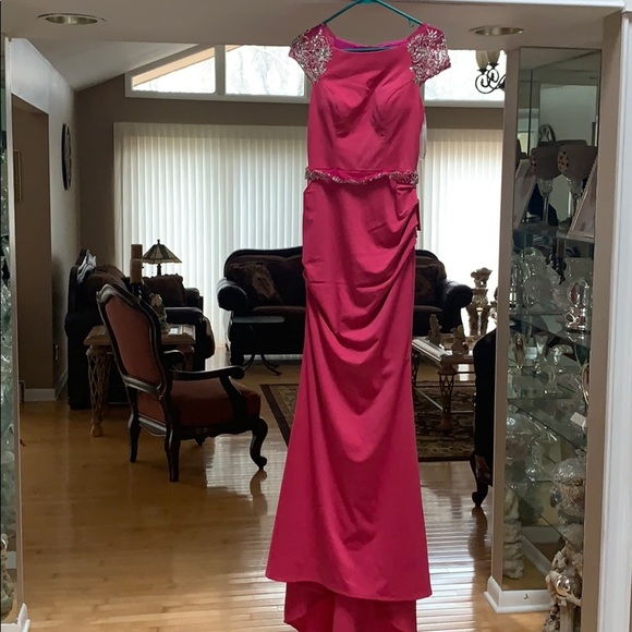 Fuchsia JJsHouse prom dress - Picture 1 of 5